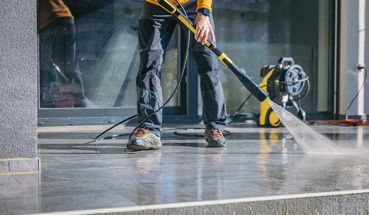 Pressure washing